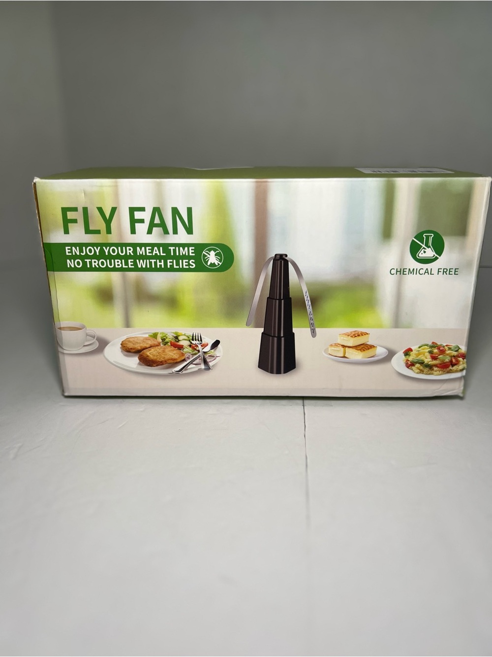 New Multi Occasion Table Fly Repellant Fans - Black - 6Pk